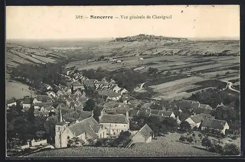 AK Sancerre, Vue générale de Chavignol