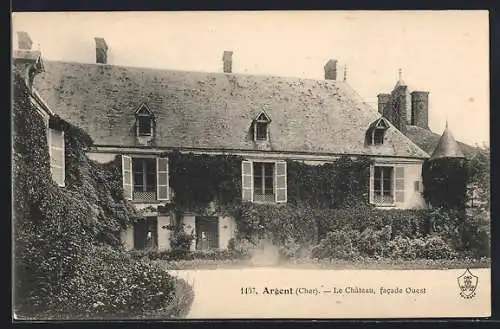 AK Argent, Le Château, facade Ouest