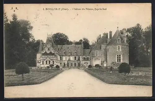 AK Boulleret, château du Pézeau, facade sud