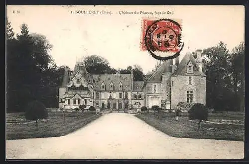 AK Boulleret, Château du Pêzeau, facade Sud