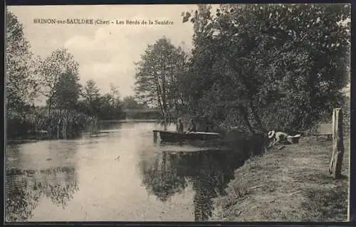 AK Brinon-sur-Sauldre, Les Bords de la Sauldre