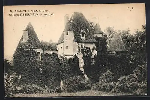 AK Chalivoy-Milon, Château d`Issertieux, facade Sud