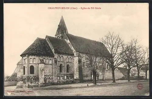 AK Chalivoy-Milon, Église du XIe siècle