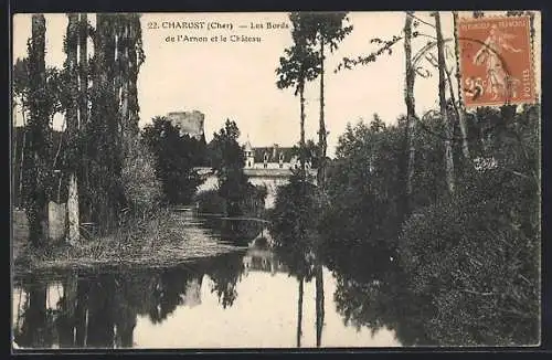 AK Charost, Les Bords de l`Arnon et le Château