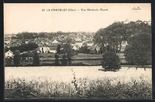 AK Le Châtelet, Vue générale vers l`ouest