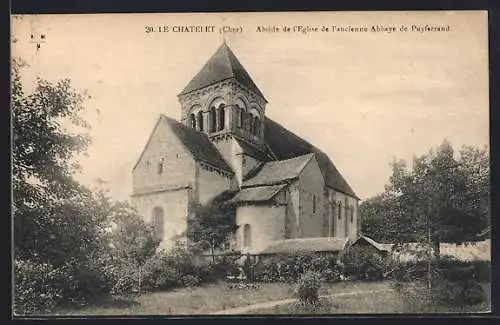 AK Le Châtelet, Abside de l`église de l`ancienne Abbaye de Puyferrand