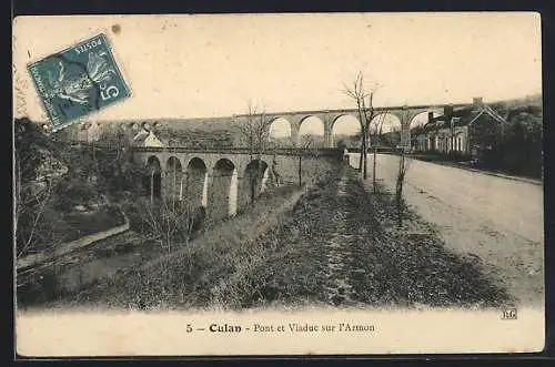 AK Culan, Pont et Viaduc sur l`Arnon