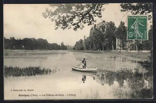 AK Garigny, Le Château de Doïs, L`Étang