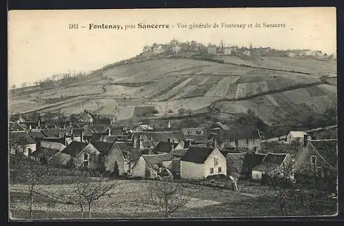 AK Fontenay, Vue générale de Fontenay et de Sancerre