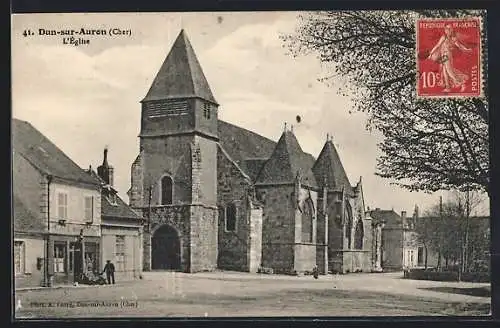 AK Dun-sur-Auron, L`Église et ses environs