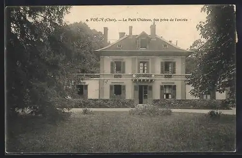 AK Foécy, Le Petit Château, vue prise de l`entrée