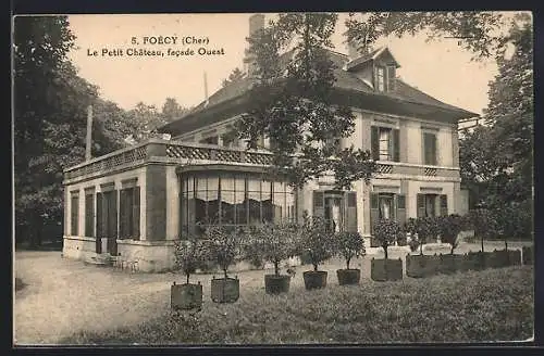 AK Foécy, Le Petit Château, facade Ouest