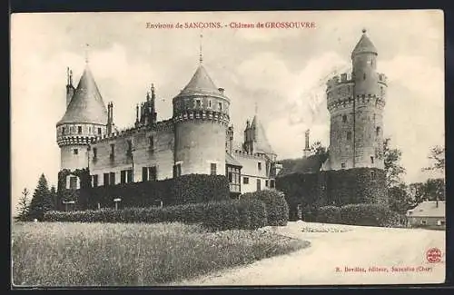 AK Grossouvre, Château de Grossouvre majestueux et entouré de verdure