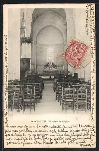 AK Sancergues, Intérieur de l`église