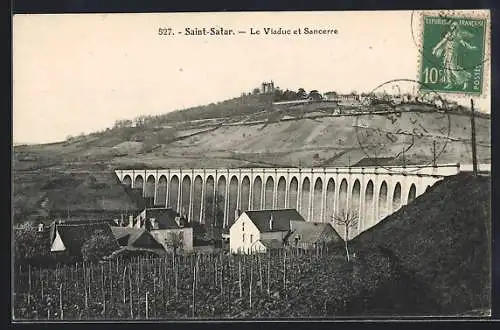 AK Saint-Satur, Le Viaduc et Sancerre