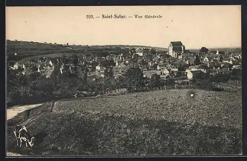 AK Saint-Satur, Vue Générale