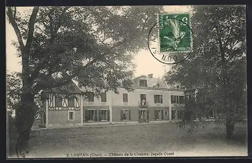 AK Lantan, Château de la Chaume, facade Ouest