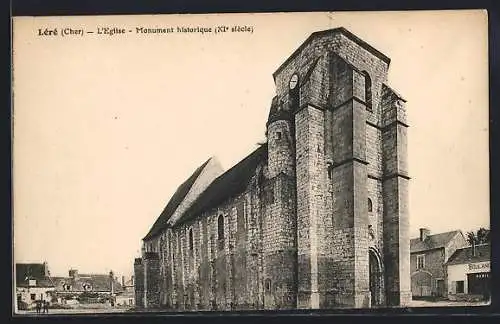 AK Léré, L`Église, Monument historique (XIe siècle)