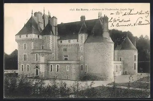 AK Berry, Château de Meaulnes, facade Nord