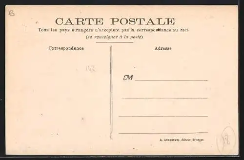 AK Ménétréol-sur-Sauldre, Le Pont sur la Sauldre avec paysage bucolique