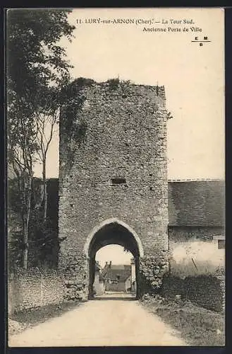 AK Lury-sur-Arnon, La Tour Sud, Ancienne Porte de Ville