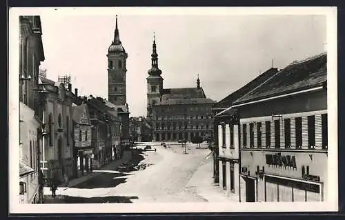 AK Wischau / Vyskov, Masarykplatz