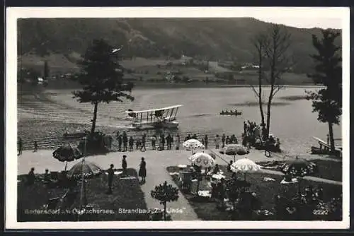 AK Bodensdorf am Ossiachersee, Strandbad Zur Linde