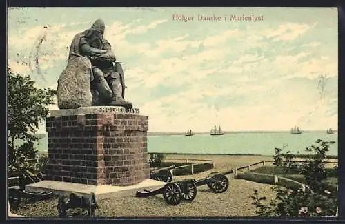 AK Marienlyst, Denkmal Holger Danske I.