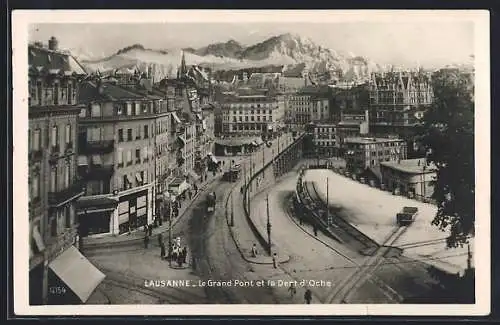 AK Lausanne, Le Grand Pont et la Dert d`Oche