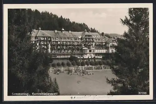 AK Semmering, Heereskurlazarett