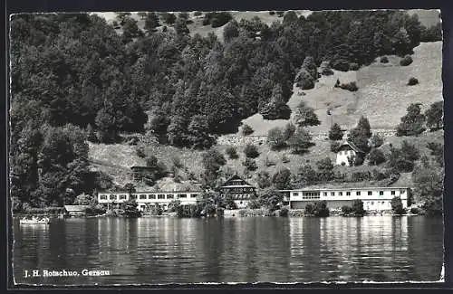 AK Gersau, Blick auf Hotel Rotschuo