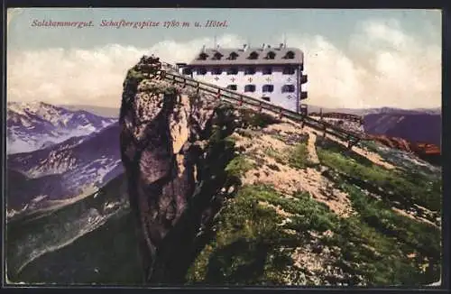 AK Schafberg, Schafbergspitze und Hotel