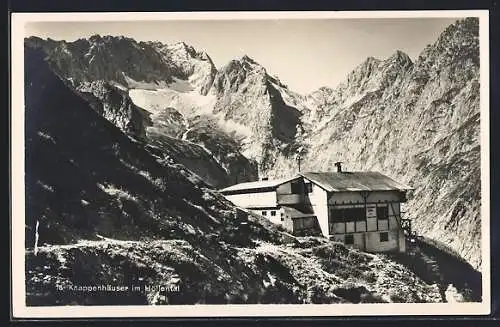 AK Knappenhäuser, Berghütte im Höllental