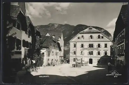 AK Hallstatt, Gasthof zum grünen Baum