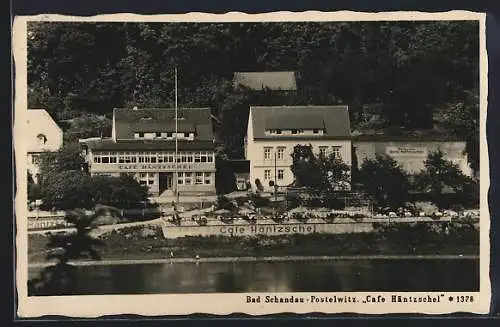 AK Bad Schandau-Postelwitz, Cafe Häntzschel