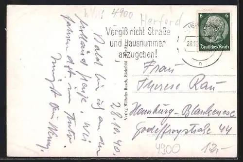 AK Herford, An der Radewiger Jacobikirche