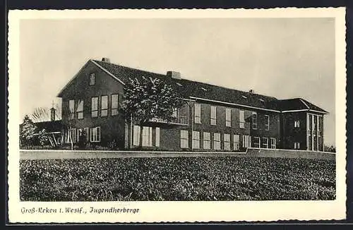 AK Gross-Reken i. W., Partie an der Jugendherberge