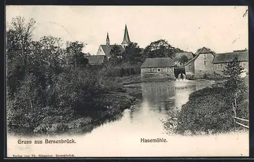 AK Bersenbrück, Blick zur Hasemühle