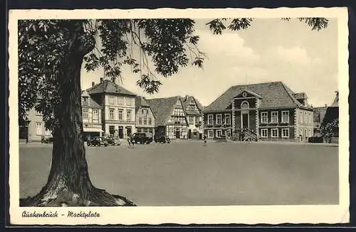 AK Quakenbrück, Blick über den Marktplatz