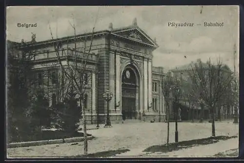 AK Belgrad, Palyaudvar, Bahnhof