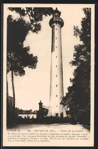 AK Royan /Ch.-Inf., Phare de la Coubre