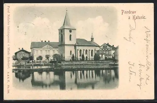 AK Katusice, Kirche im Ortsbild