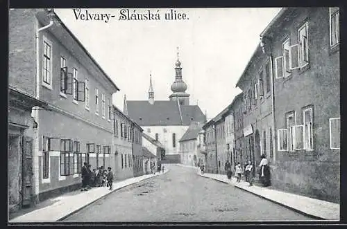 AK Velvary, Slánská ulice