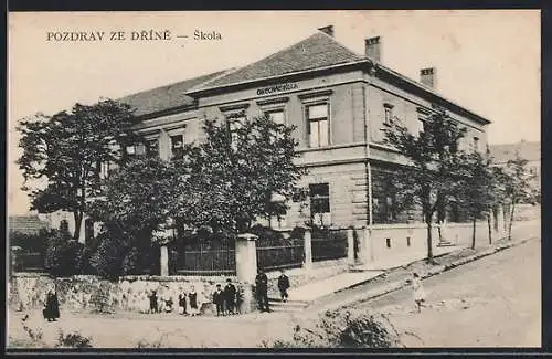 AK Kladno-Drin, Skola, Ortspartie