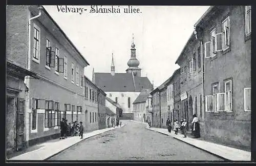 AK Velvary, Slánská ulice