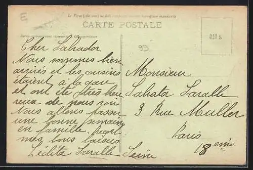 AK Juigné-sur-Loire, La Grande-Rue avec enfant au premier plan
