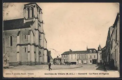 AK Gonnord, La Place et l`Église