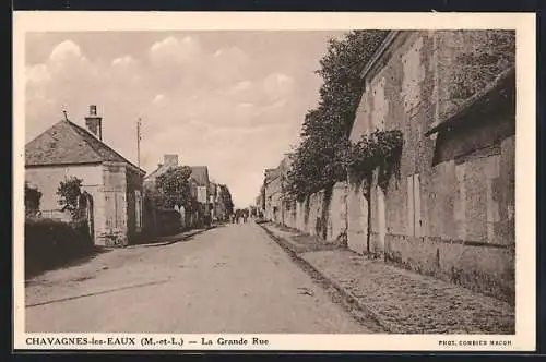 AK Chavagnes-les-Eaux, La Grande Rue