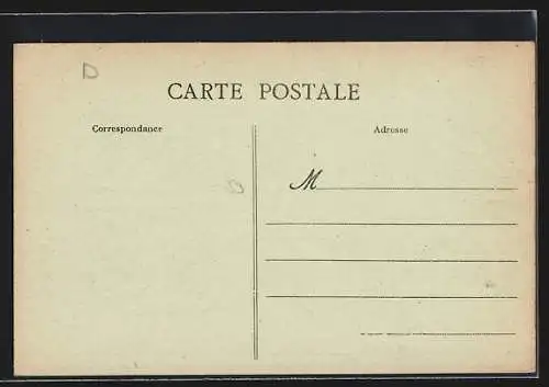 AK Le Champ, L`Arrivée, Route de Faye avec église en arrière-plan