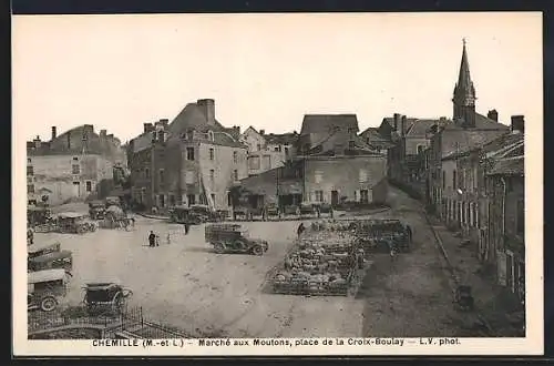 AK Chemillé, Marché aux Moutons, place de la Croix-Boulay